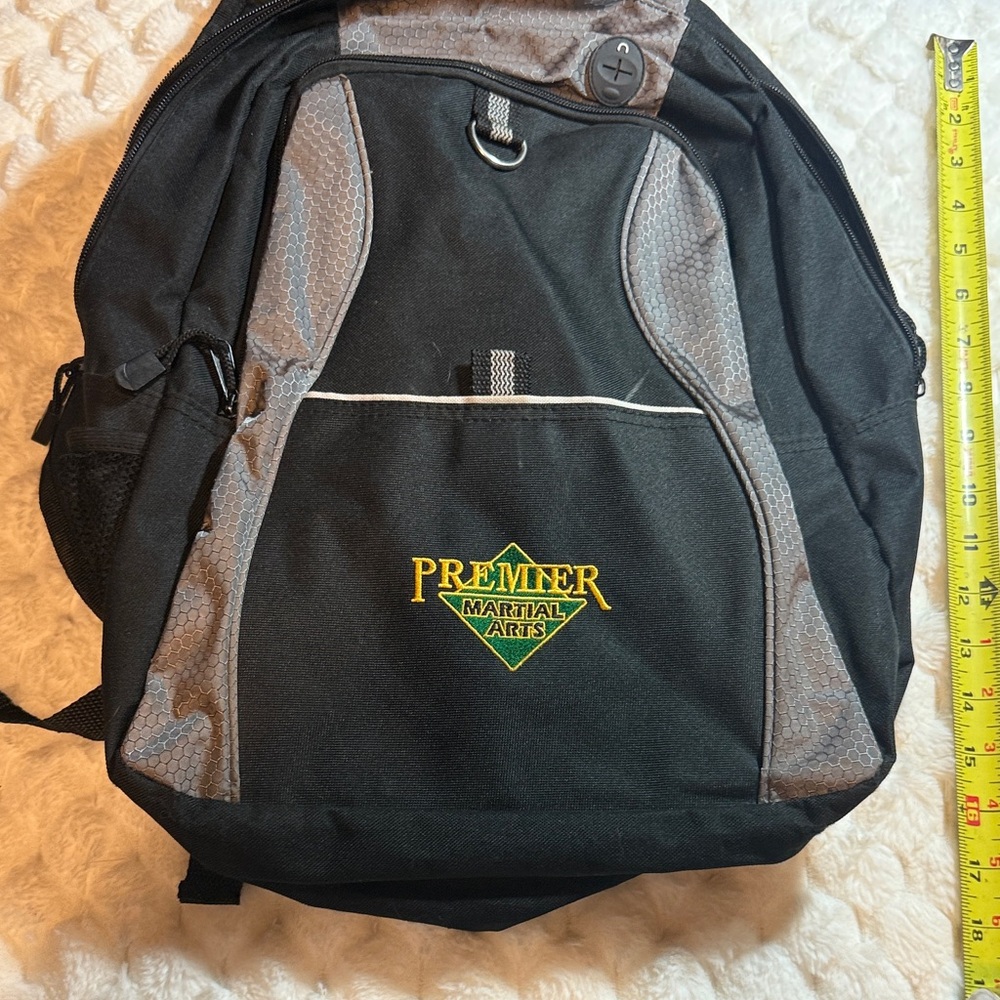Kids Backpack - Black and Gray